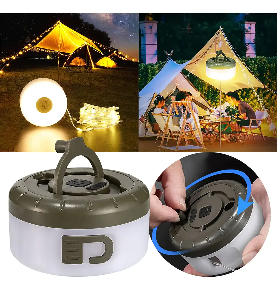 Tira de Luces para Camping 5