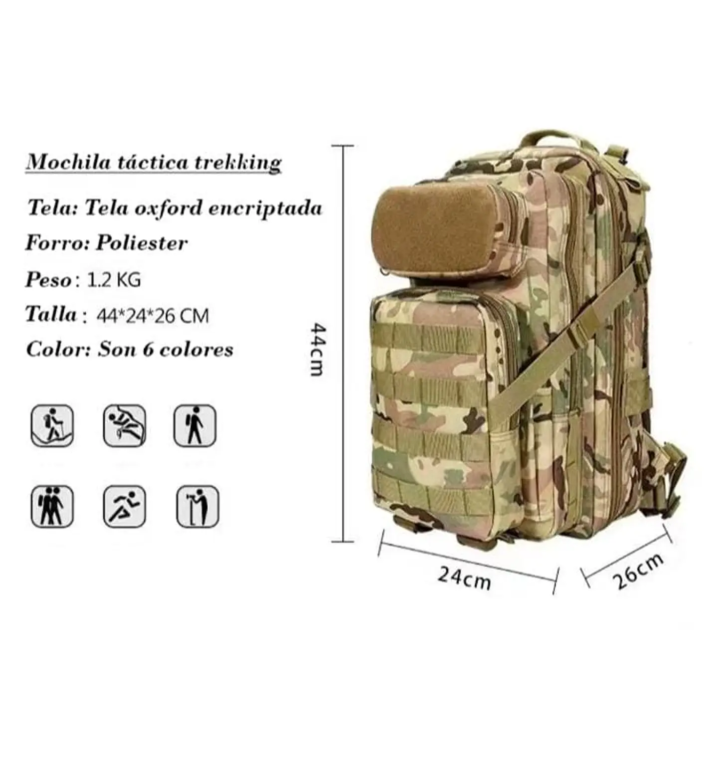 Mochila Táctica 35 Litros  13