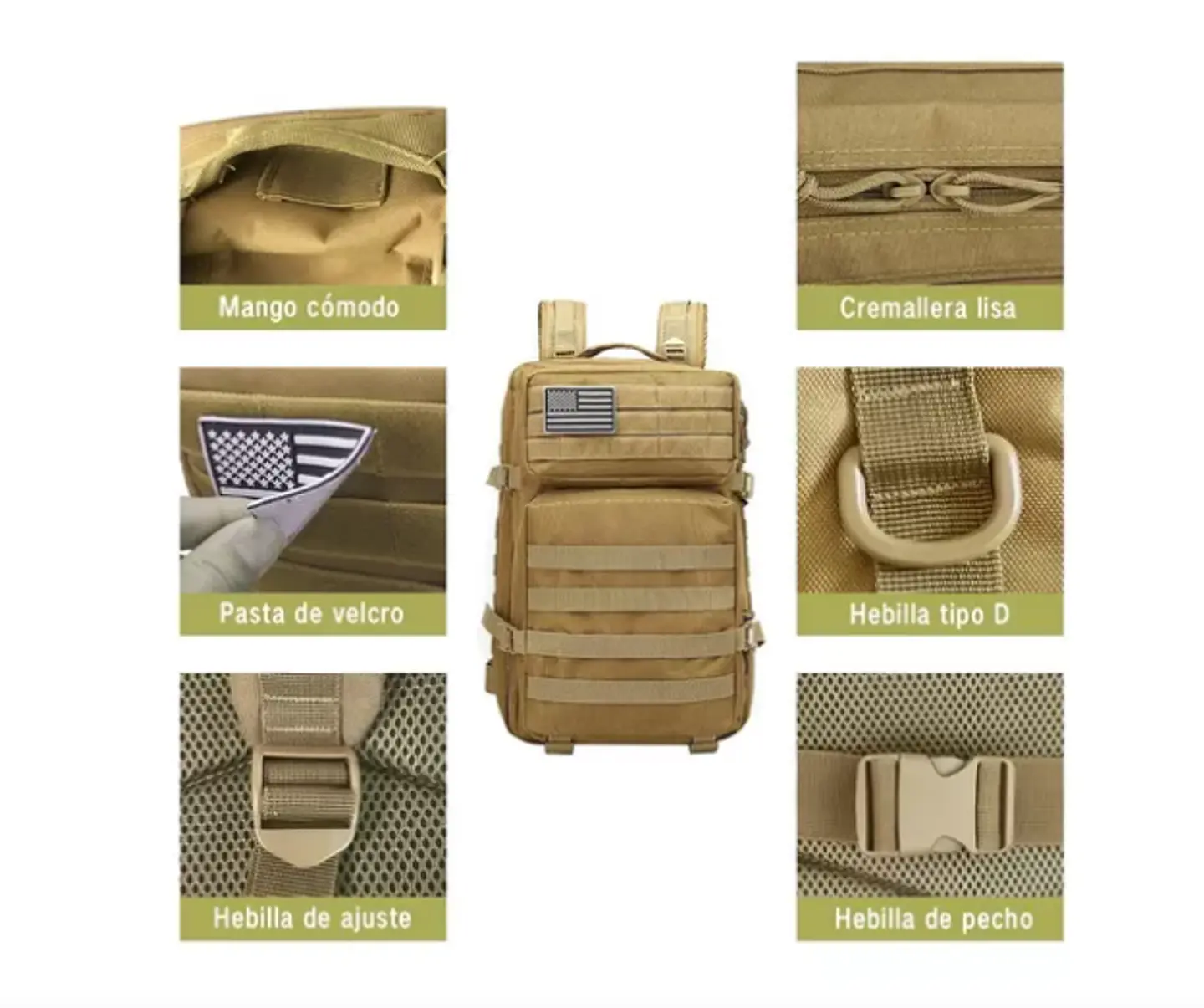 Mochila Táctica 45 Litros 12