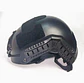 Casco Negro Airsoft Tipo Fast - Miniatura 2