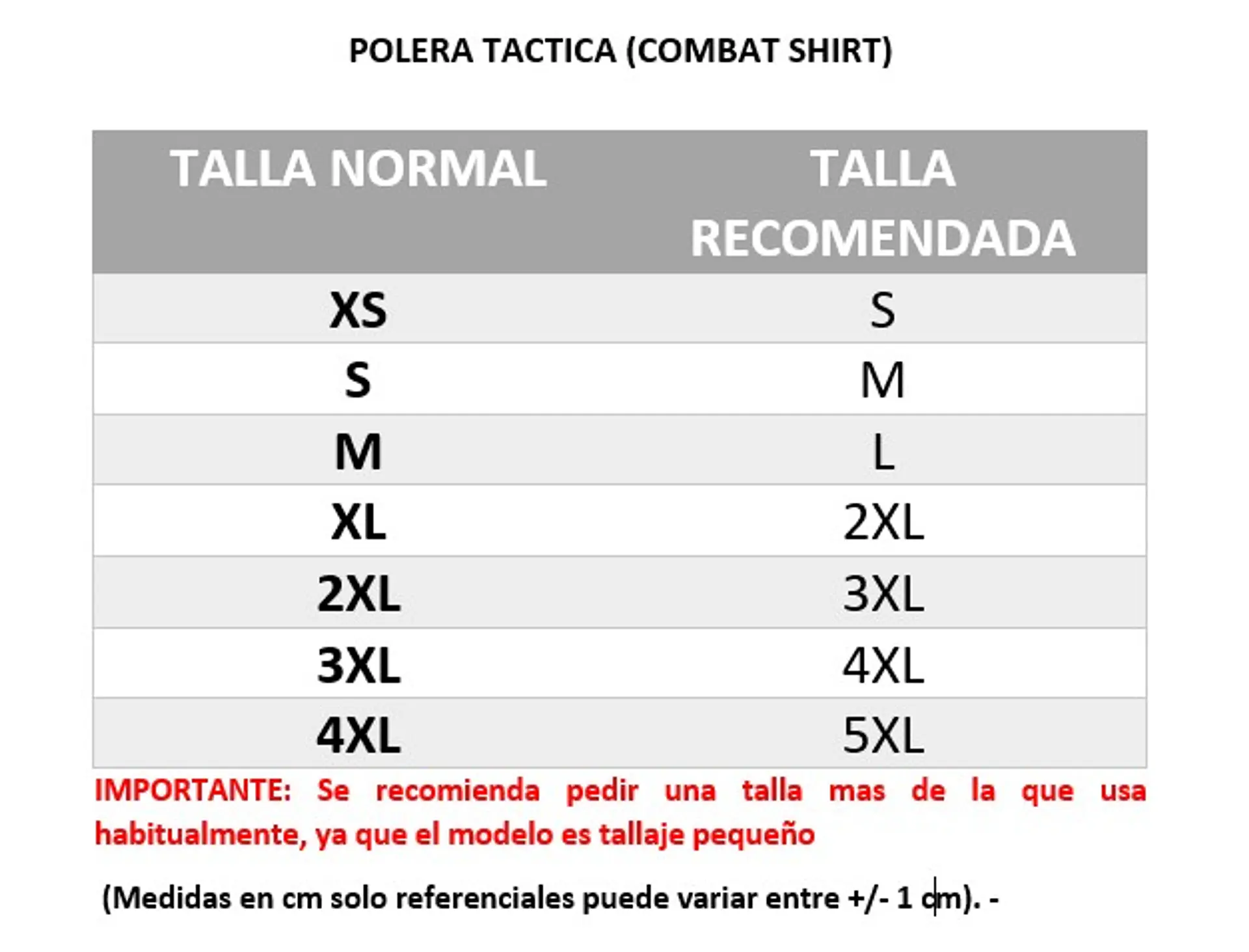 Polera Táctica (Combat Shirt) 9
