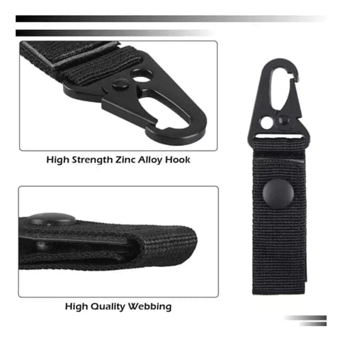 Porta Llave Táctico Negro 5