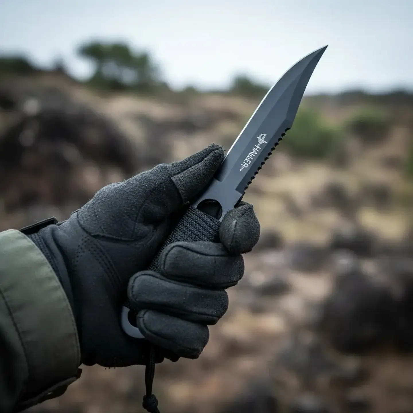Cuchillo Daga Negro 2