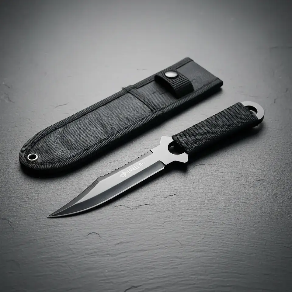 Cuchillo Daga Negro 4