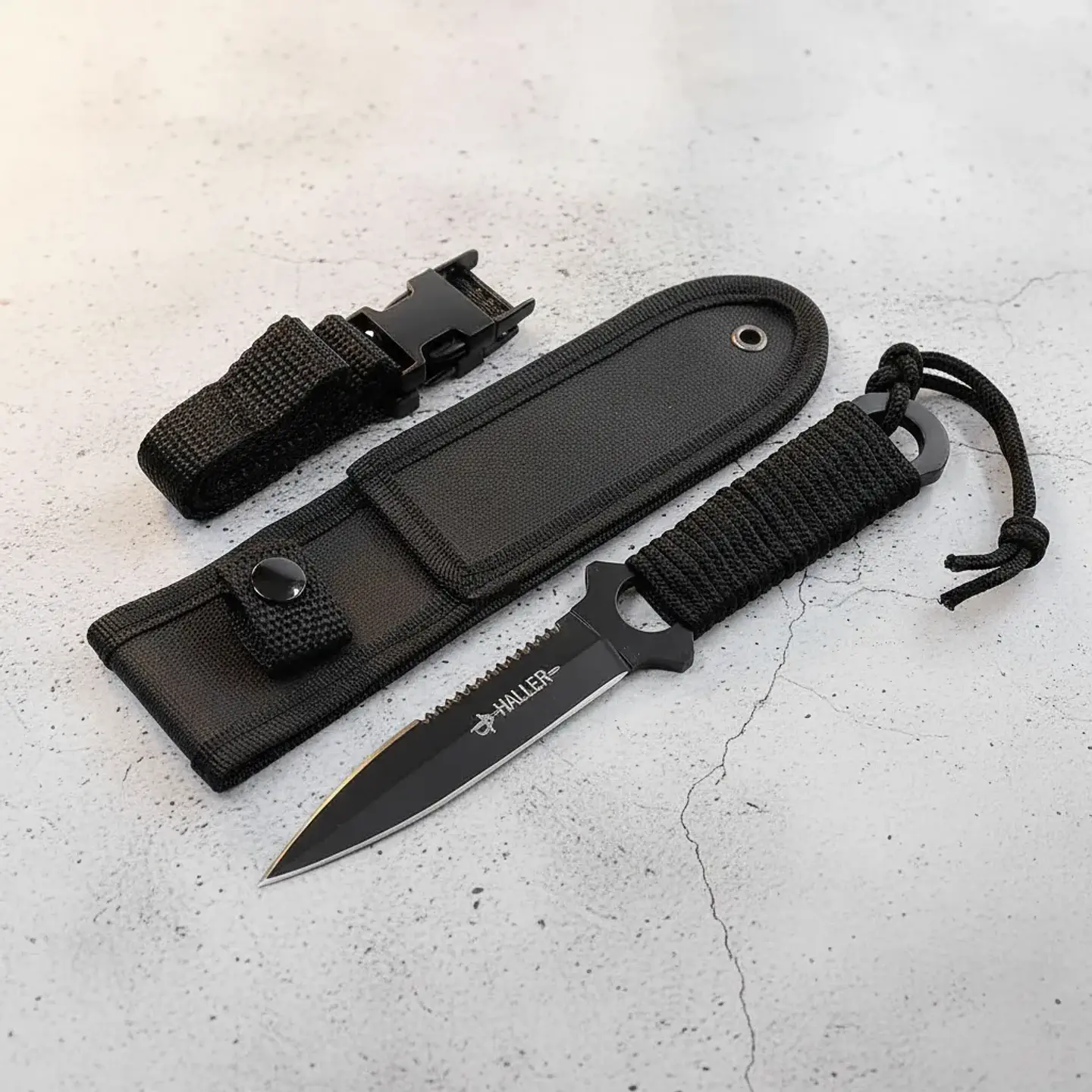 Cuchillo Daga Negro 5
