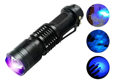 Linterna Luz UV Recargable