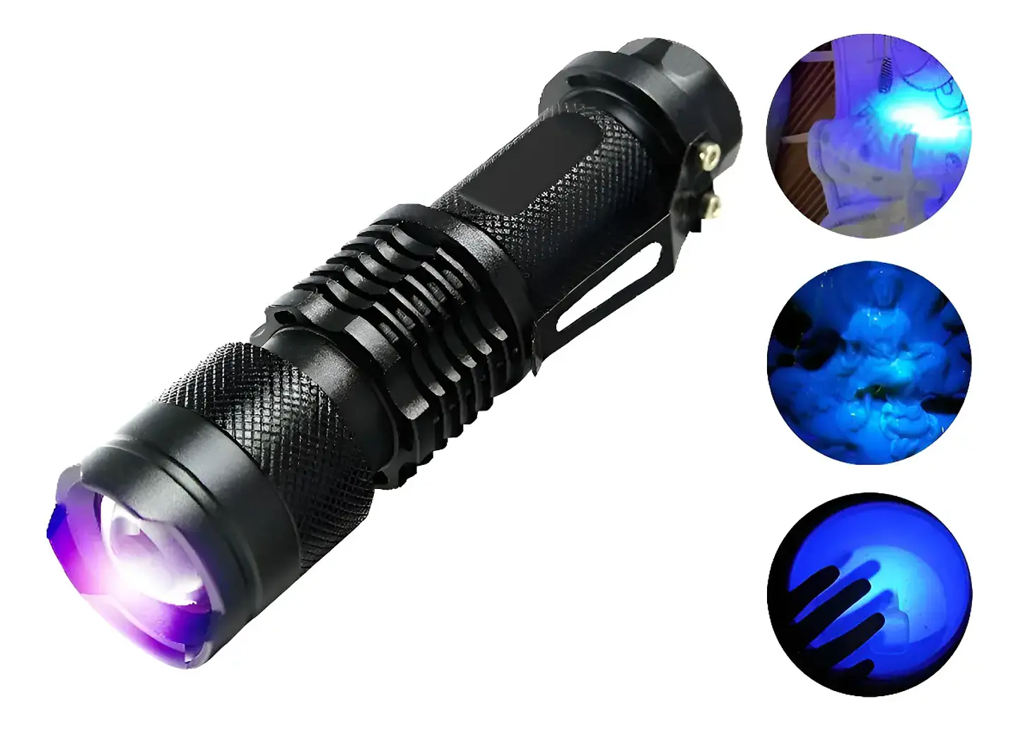 Linterna Luz UV Recargable 1