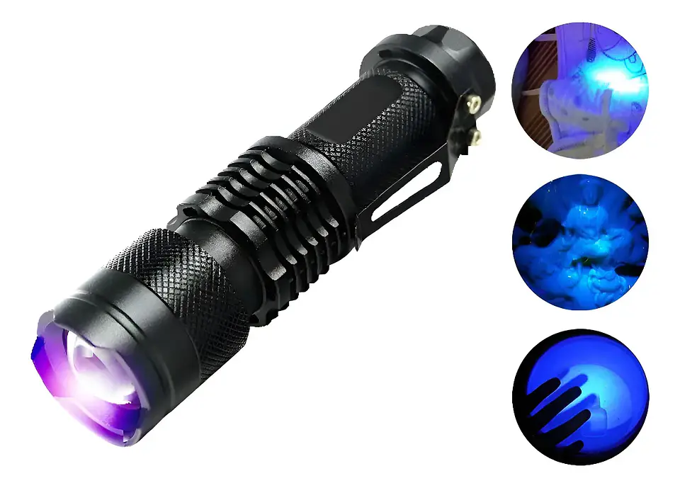 Linterna Luz UV Recargable 1