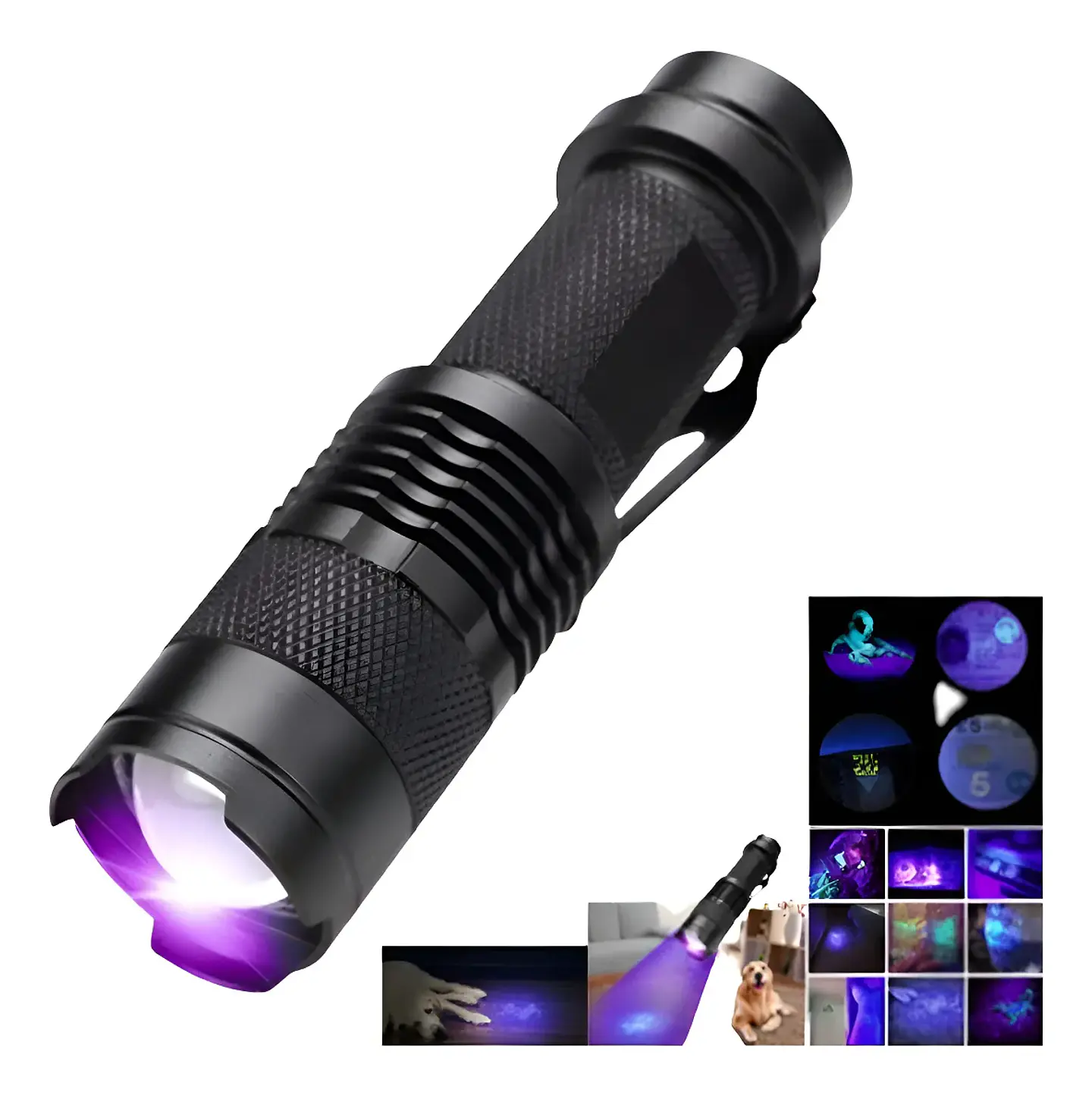 Linterna Luz UV Recargable 3