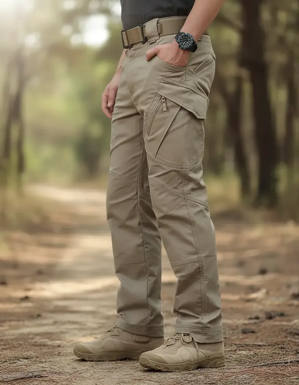 Pantalon Grueso Beige Esdy IX9 1