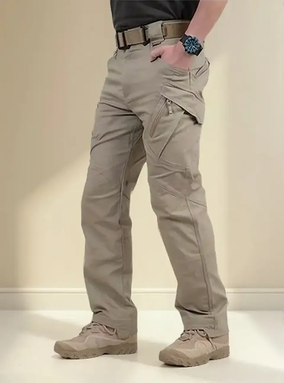 Pantalon Grueso Beige Esdy IX9 2