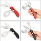 Set de cubiertos, Servicio de camping 4 en 1 plegable - Miniatura 5