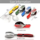 Set de cubiertos, Servicio de camping 4 en 1 plegable - Miniatura 6