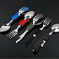 Set de cubiertos, Servicio de camping 4 en 1 plegable - Miniatura 2