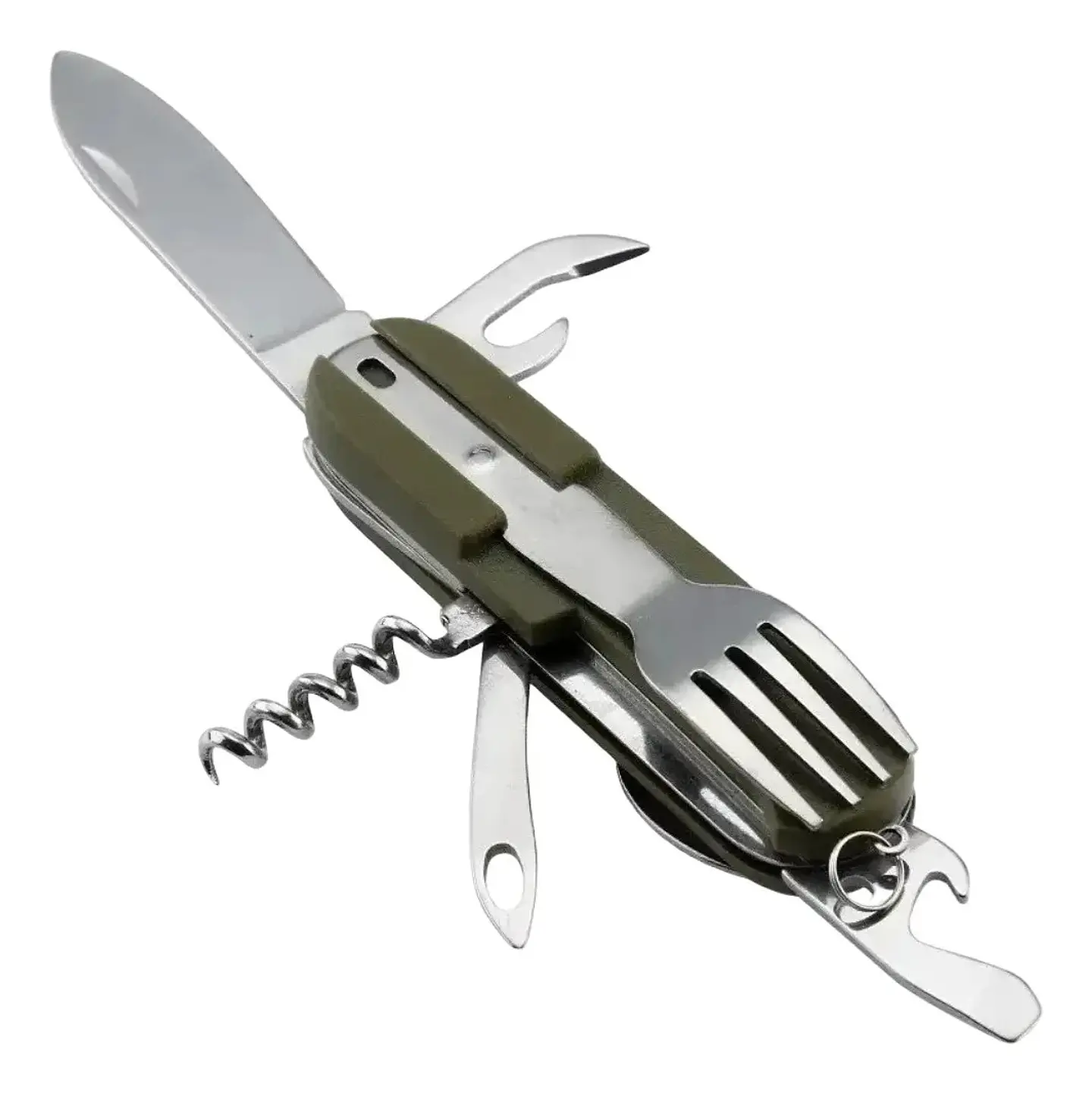 Set de cubiertos, Servicio de camping 7 en 1 plegable 1