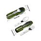Set de cubiertos, Servicio de camping 7 en 1 plegable - Miniatura 3