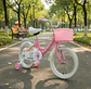 Bicicleta Infantil Aro 16 Rosada con Ruedas de Apoyo - Miniatura 1