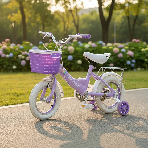 Bicicleta Infantil Aro 12 con Ruedas de Apoyo