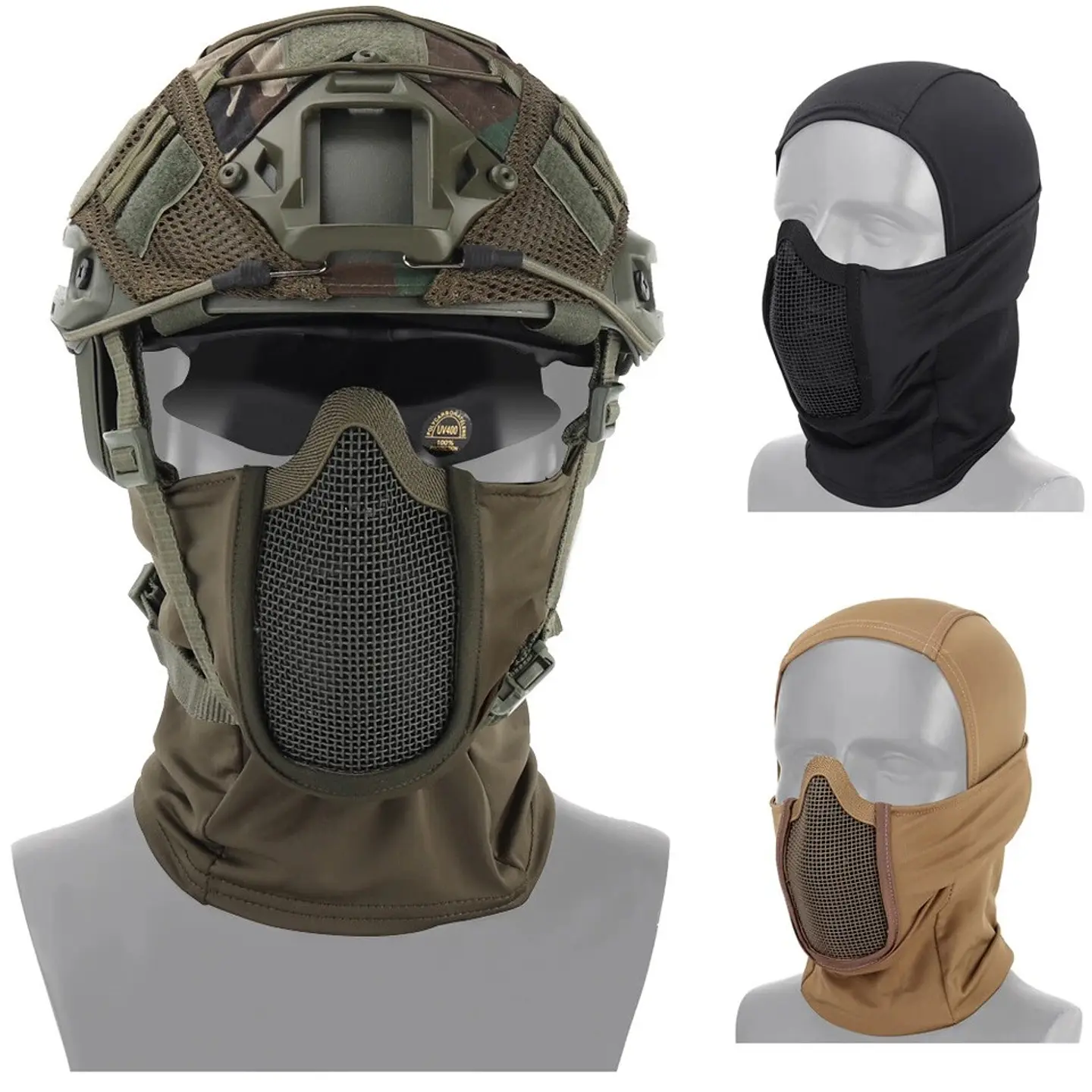 Balaclava con Rejilla Protectora Mascara Airsoft  1