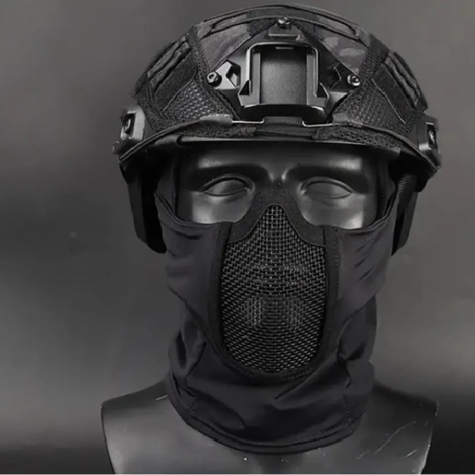 Balaclava con Rejilla Protectora Mascara Airsoft  12