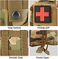 Bolso Pouch Tipo Botiquín Con Sistema Molle Para Primeros Auxilios - Miniatura 7
