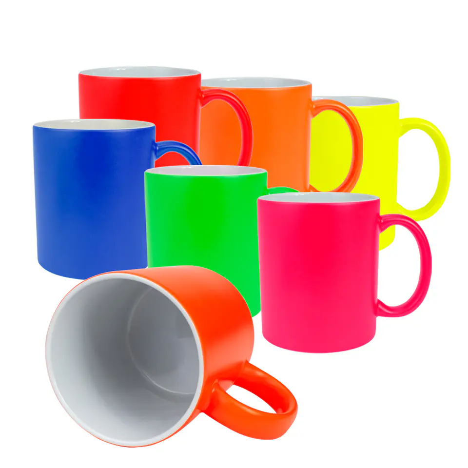 Tazón para Sublimación Full Color Fluor 11oz 5