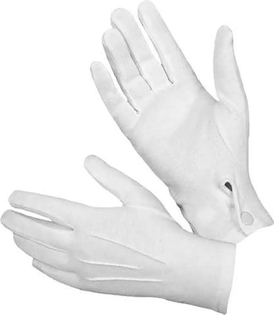 Guantes Formales Blancos Guantes Desfiles Ceremonias  1