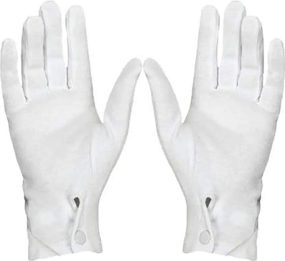 Guantes Formales Blancos Guantes Desfiles Ceremonias  3