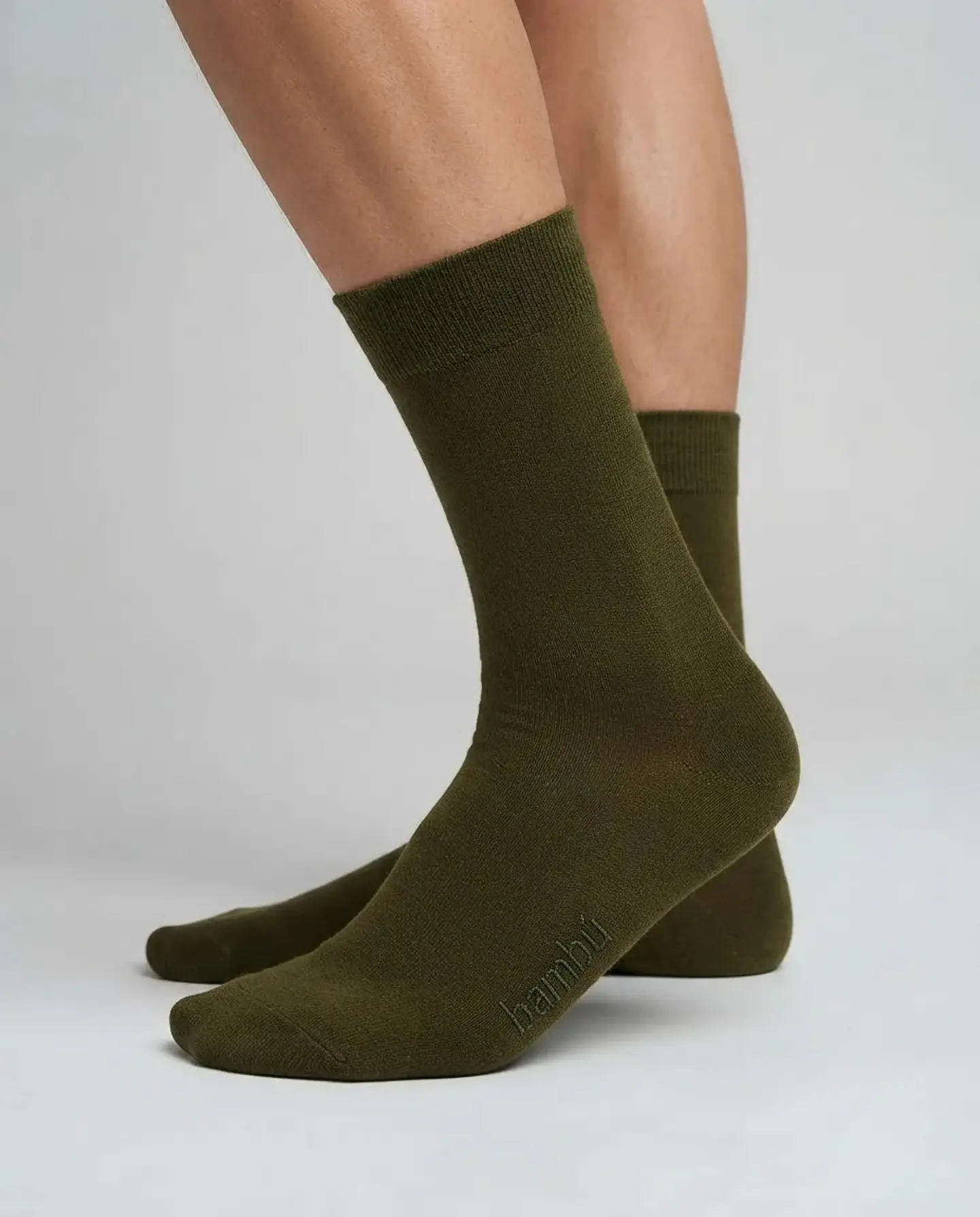 Calcetines Verdes, Calcetas de Bamboo Linea Uniformados  Unisex 2