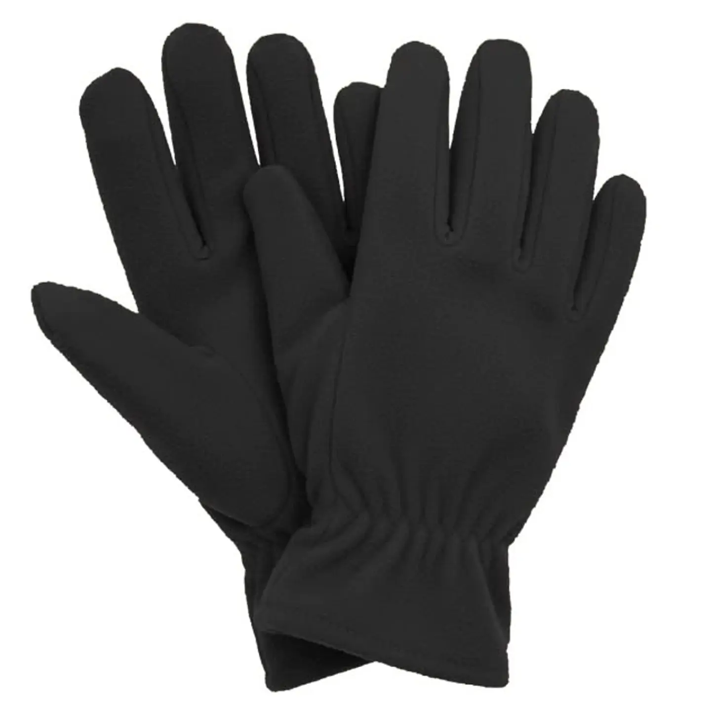 Guantes de Polar Negro Talla Única, Guantes Polar Unisex 2