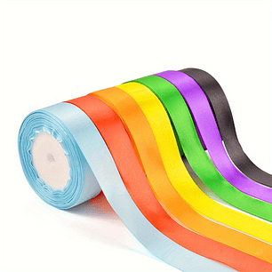 Cinta Satinada Importada | Rollos de 100 Metros en 4 cm y 2.5 cm