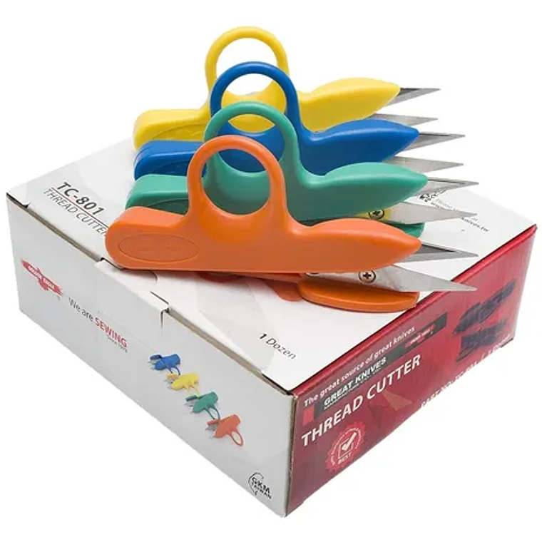 Piquetera con Mango Plástico | Cajita de 12 Unidades – Colores Surtidos 1