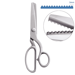 Tijera Zig Zag Metal 8.5