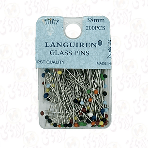 Alfiler Japonesa Cabeza de Vidrio | Importaciones VyA