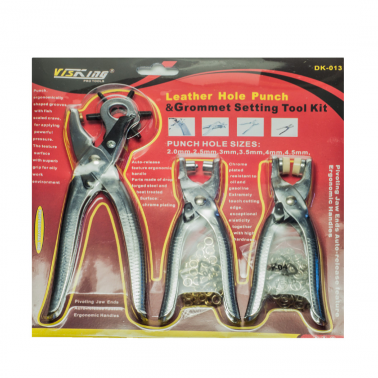 Alicate Sacabocado 3 en 1 | Multiusos para Broches y Ojalillos 2