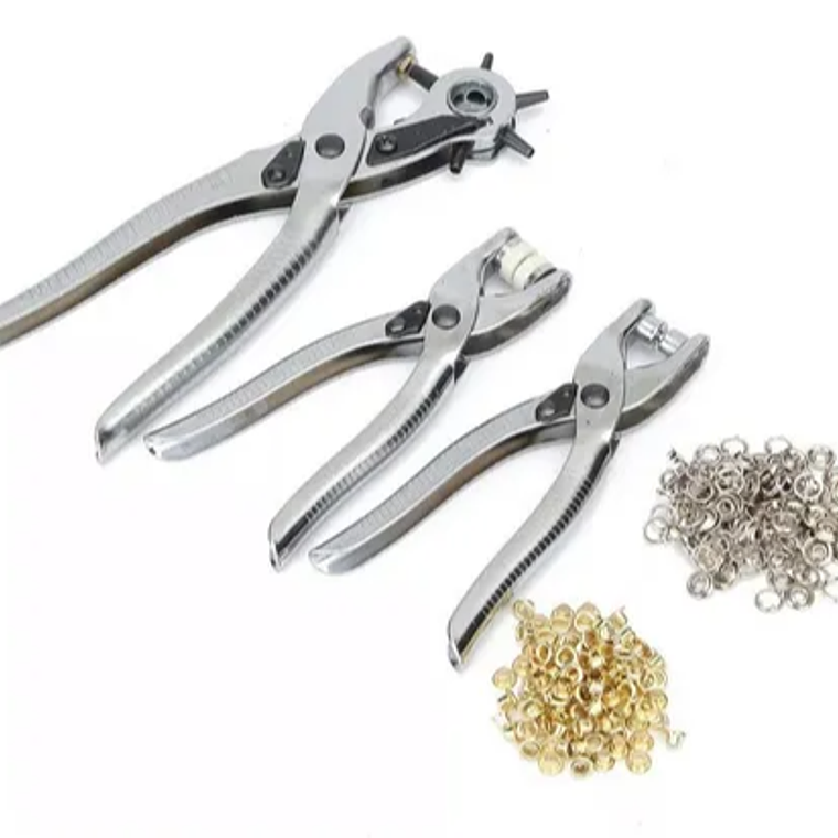 Alicate Sacabocado 3 en 1 | Multiusos para Broches y Ojalillos 1