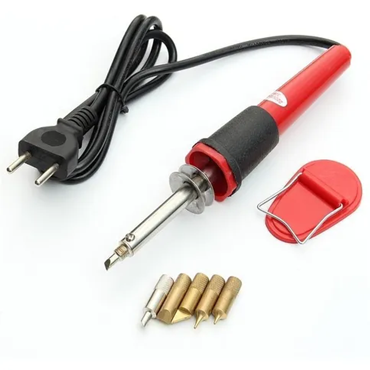 Kit de Bolígrafo para Pirograbado Eléctrico | 5 Piezas – 60W 1