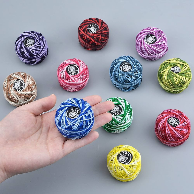 Hilo Perlé Matizado | Cajita de 10 Unidades 2