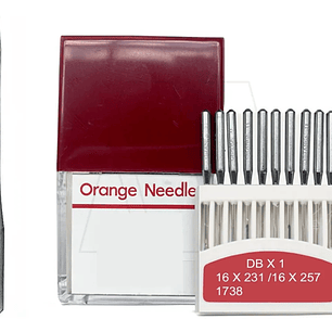 Aguja para Recta DBX1 | Caja de 10 Planchitas