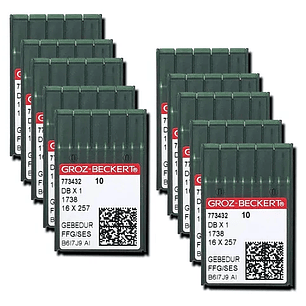 Aguja para Recta DVX1 Groz BeKer | Caja de 10 Sobres