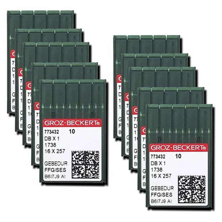 Aguja para Recta DVX1 Groz BeKer | Caja de 10 Sobres 2