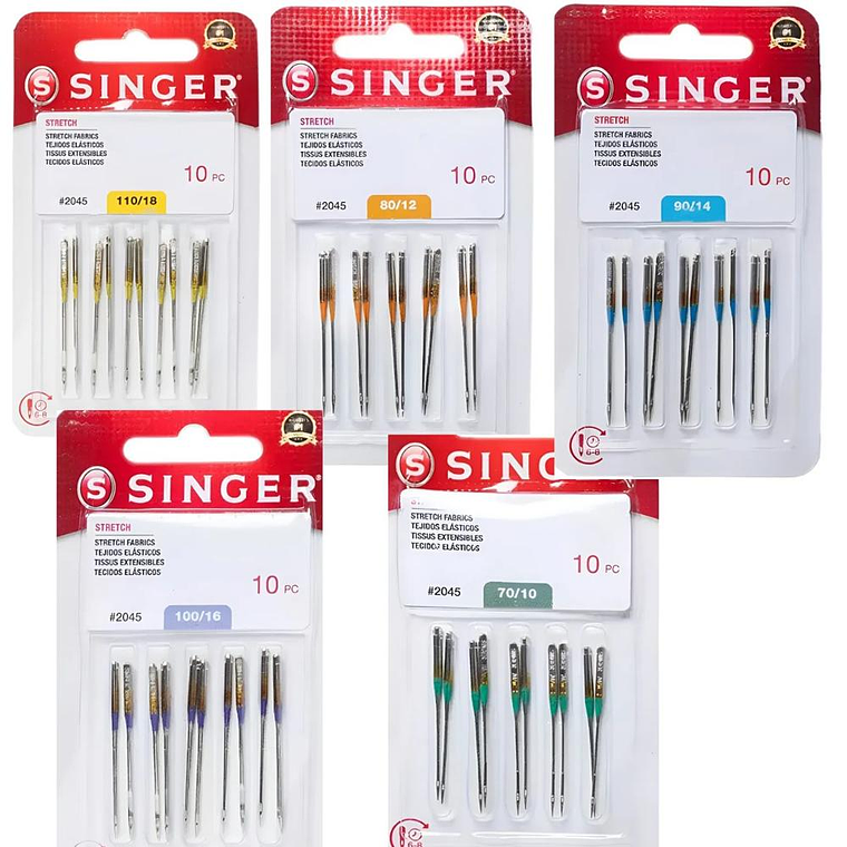 Aguja Singer Original | Sobre de 10 Agujas 1