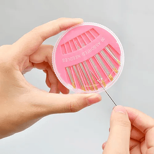 Aguja en Disco Cabeza Dorada | Cajita de 24 Discos