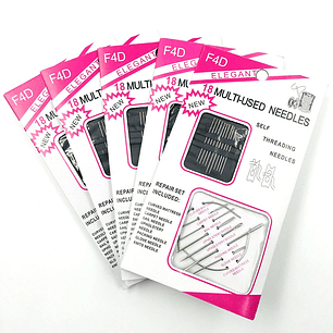 Aguja Multiuso | Diferentes Tamaños y Aguja para Ciego