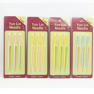 Aguja de Plástico | Plancha de 6 Unidades