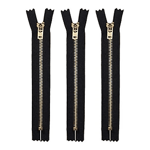 Cierres Rey | Diente Delgado Dorado