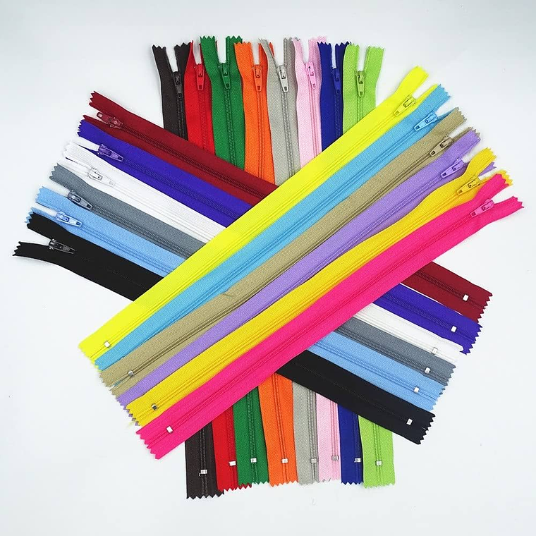 Cierre Nylon Rey para Vestido | Colores y Medidas Variadas 1