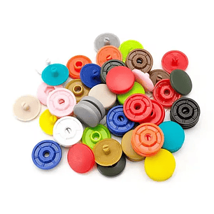 Broche Plástico | Colores y Tamaños #3 y #4