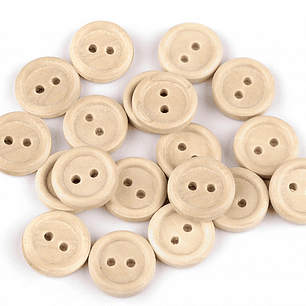 Botones de Madera 1.7 cm | Con Diseños