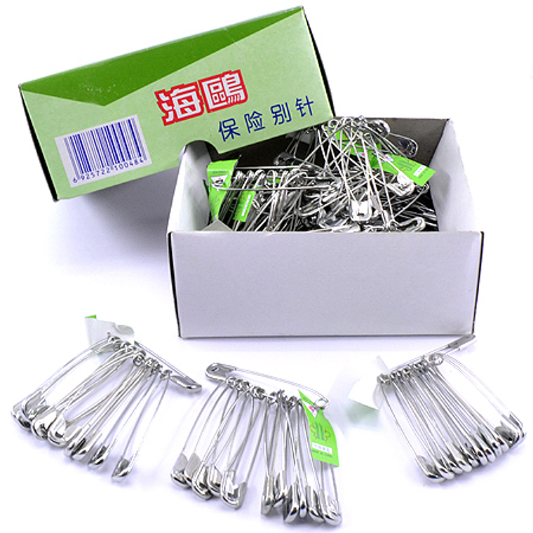 Imperdibles Plateados | Diferentes Tamaños 1